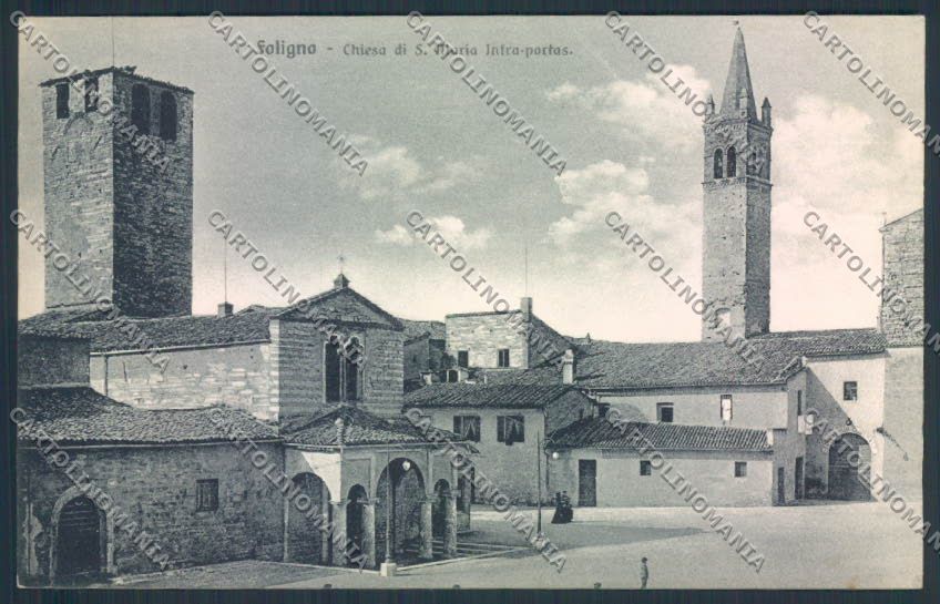 Perugia Foligno cartolina MQ1413 – fronte