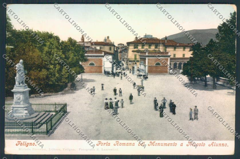 Perugia Foligno cartolina MQ1428 – fronte