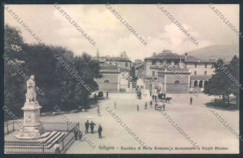 Perugia Foligno cartolina MQ1437 – fronte