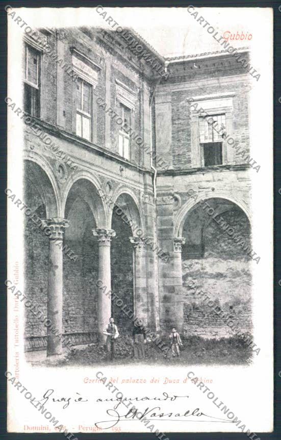 Perugia Gubbio cartolina MQ1460 – fronte