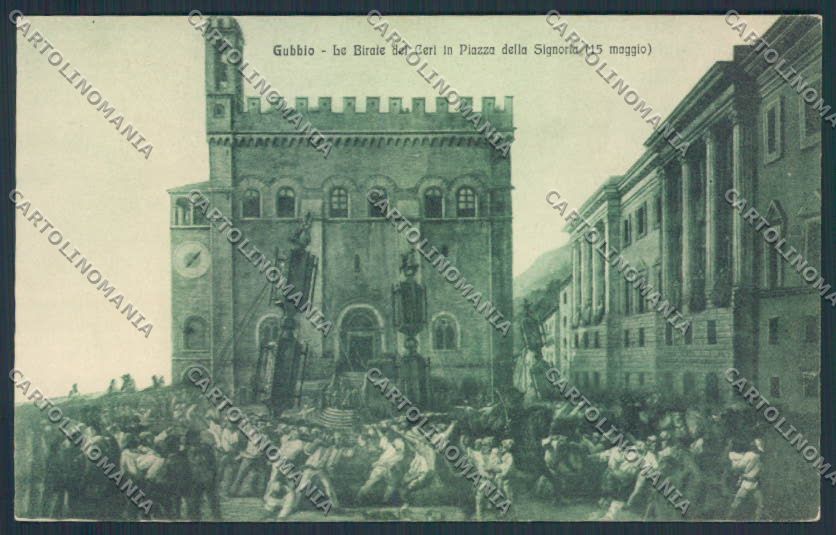 Perugia Gubbio cartolina MQ1463 – fronte
