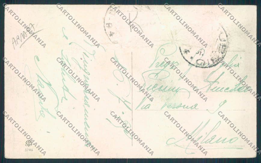 Perugia Gubbio ABRASA cartolina MQ1465 – retro