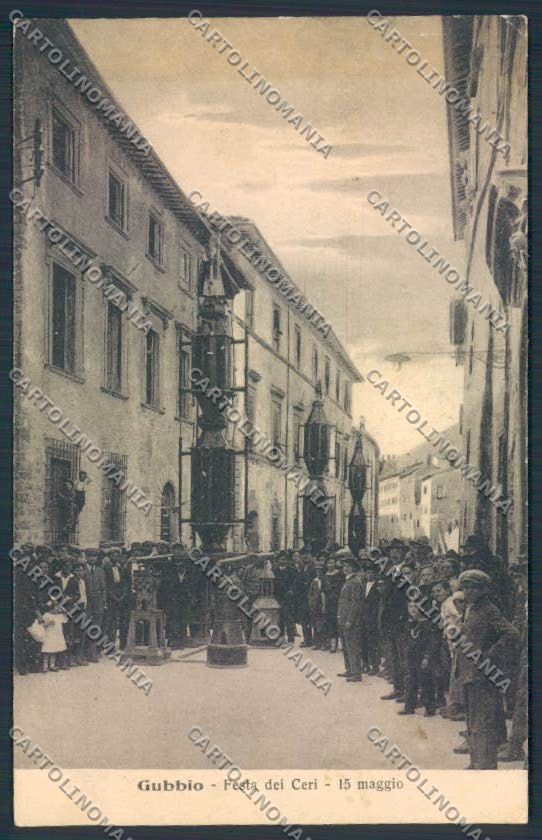 Perugia Gubbio cartolina MQ1467 – fronte