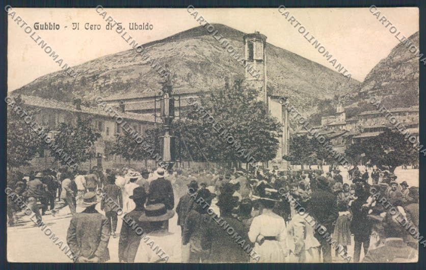 Perugia Gubbio cartolina MQ1468 – fronte