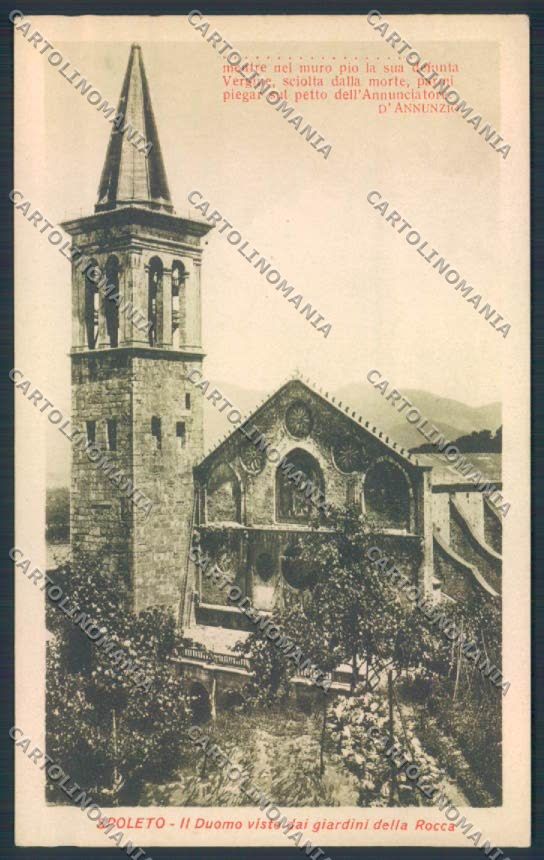 Perugia Spoleto cartolina MQ1470 – fronte