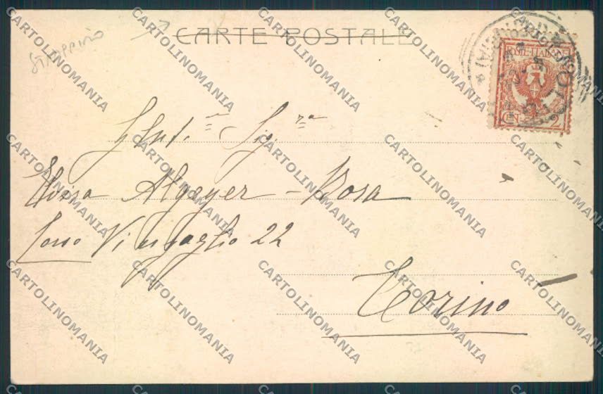 Perugia Spoleto STRAPPINO cartolina MQ1474 – retro
