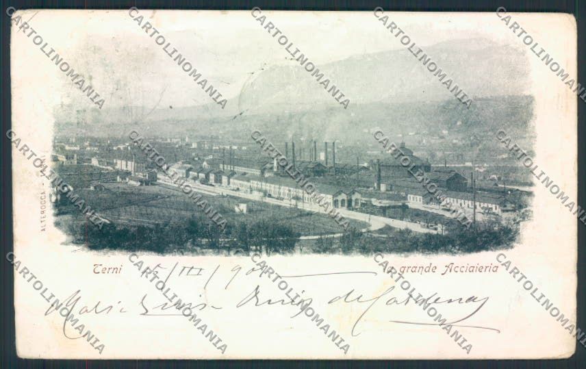 Terni Città Acciaierie cartolina MQ1501 – fronte