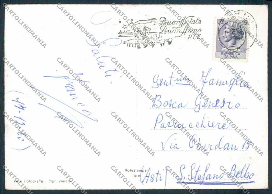 Terni Città Foto FG cartolina MQ1520 – retro