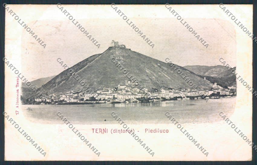 Terni Piediluco cartolina MQ1536 – fronte