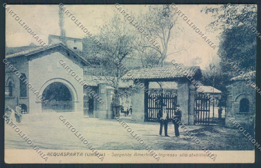 Terni Acquasparta STRAPPINO cartolina MQ1542 – fronte