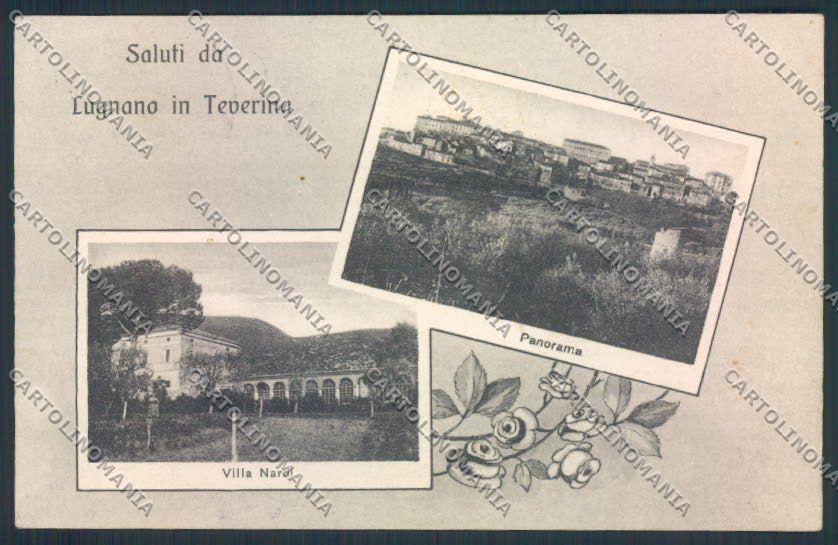 Terni Lugnano Teverina Saluti da cartolina MQ1551 – fronte