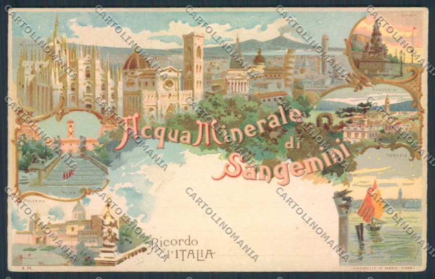 Terni Sangemini Gruss cartolina MQ1552 – fronte