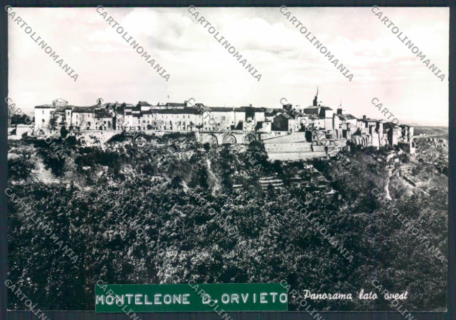 Terni Monteleone ADESIVO Foto FG cartolina MQ1569 – fronte
