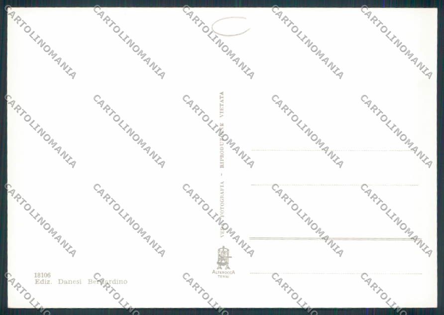 Terni Monteleone ADESIVO Foto FG cartolina MQ1569 – retro