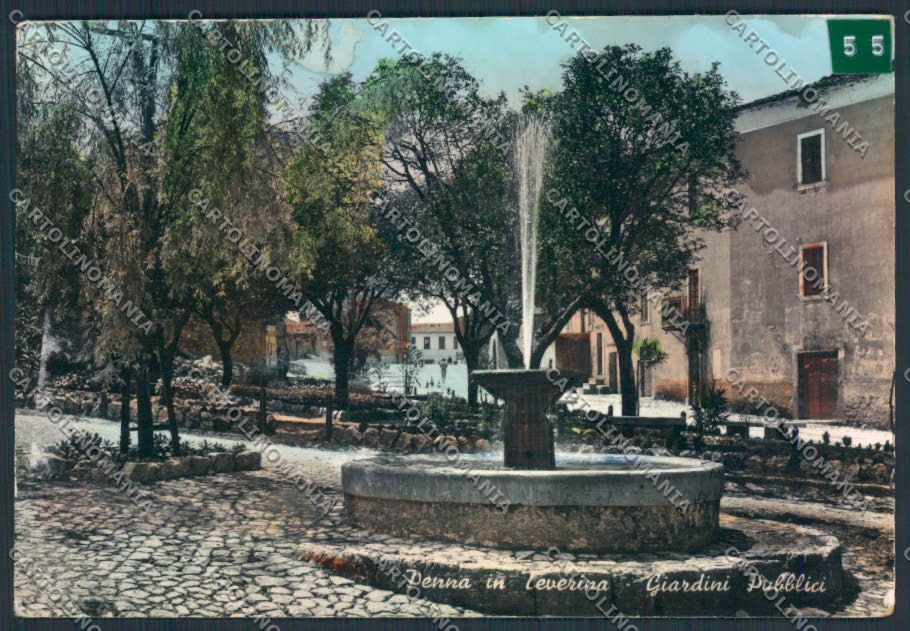 Terni Penna ADESIVO Foto FG cartolina MQ1574 – fronte