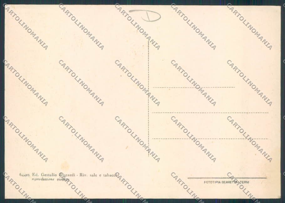 Terni Montefranco FG cartolina MQ1581 – retro