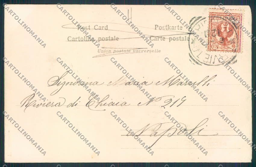 Terni Orvieto cartolina MQ1610 – retro