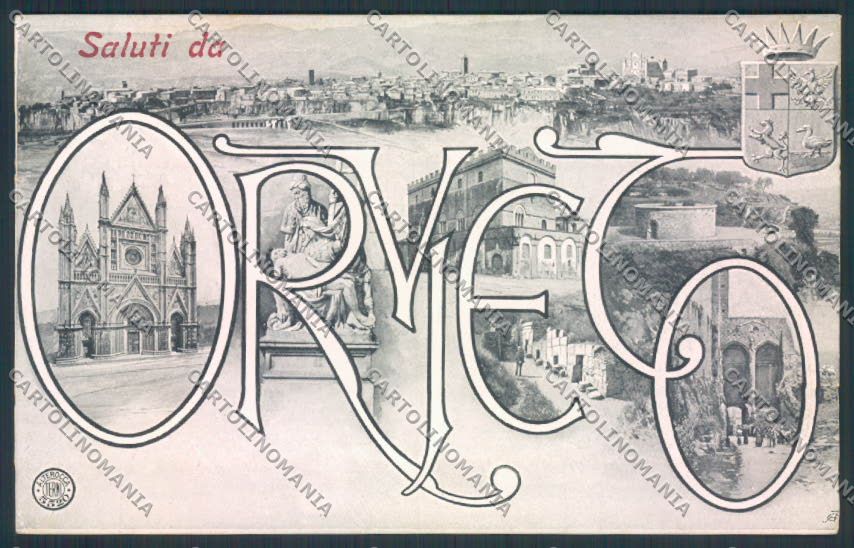 Terni Orvieto Saluti da cartolina MQ1616 – fronte