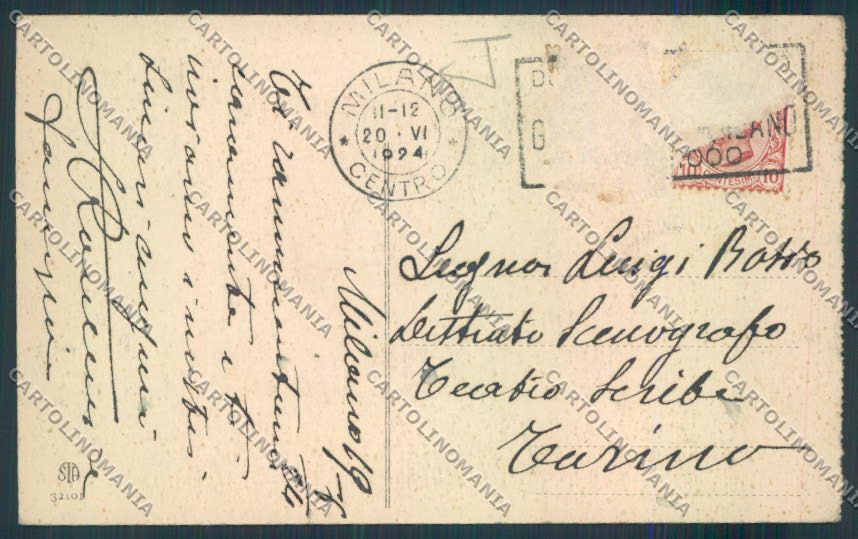 Terni Orvieto cartolina MQ1622 – retro