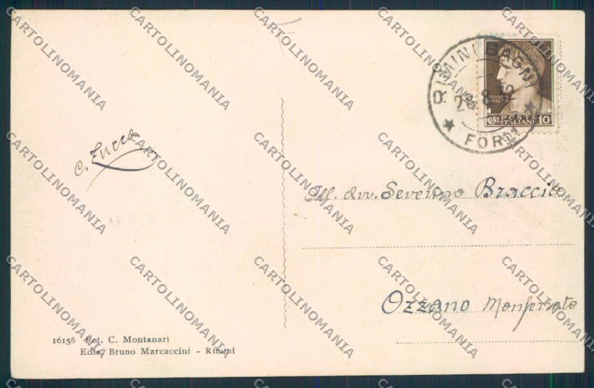 Rimini Città cartolina MQ1662 – retro