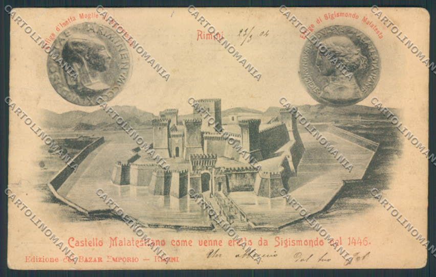 Rimini Città STRAPPO PIEGHINE cartolina MQ1669 – fronte