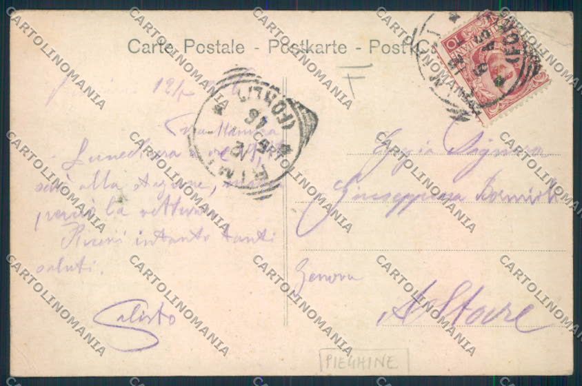 Rimini Città Saluti da PIEGHINE cartolina MQ1673 – retro