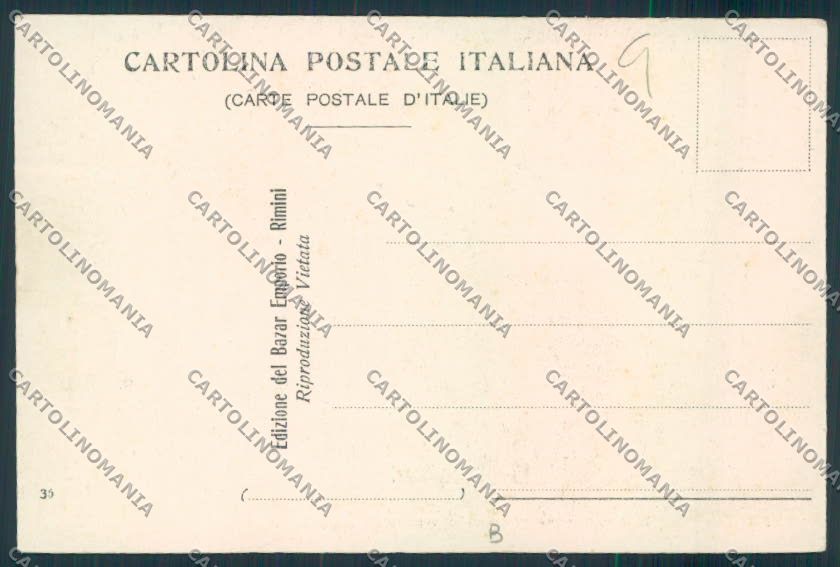 Rimini Città cartolina MQ1683 – retro