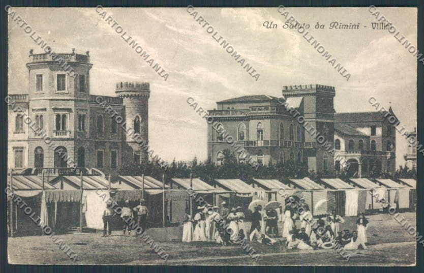 Rimini Città PIEGA cartolina MQ1699 – fronte