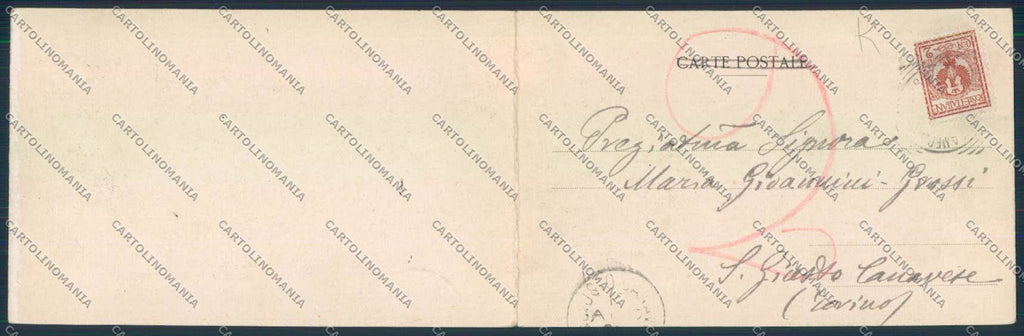 Rimini Città Doppia cartolina MQ1722 – retro