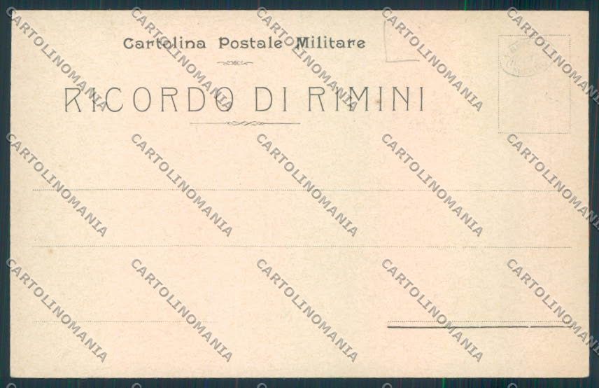 Rimini Città Fanteria cartolina MQ1725 – retro