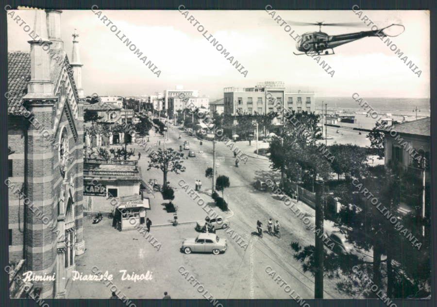 Rimini Città Elicottero Foto FG cartolina MQ1761 – fronte