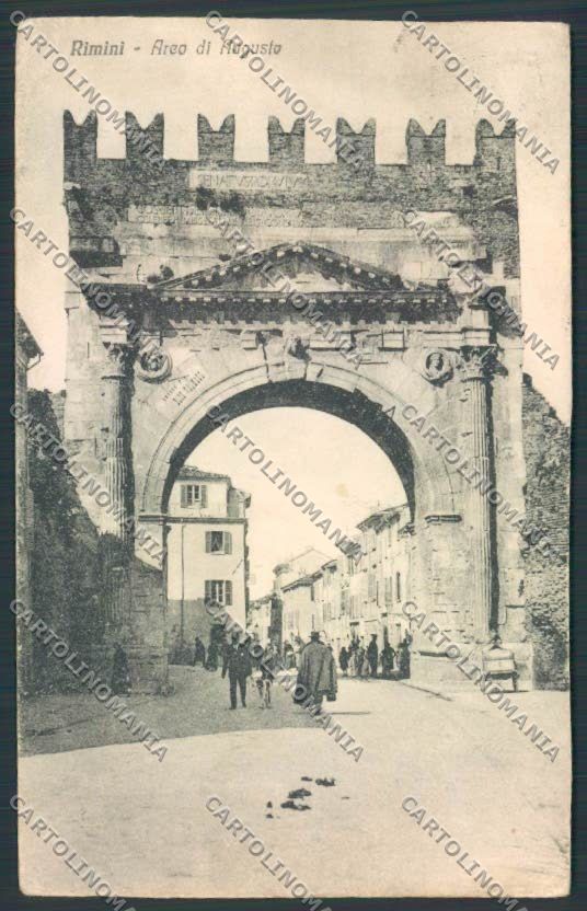 Rimini Città LEGGERMENTE SCOLLATA cartolina MQ1771 – fronte