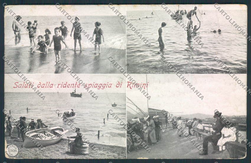 Rimini Città Saluti da cartolina MQ1773 – fronte