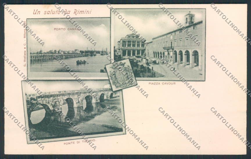 Rimini Città Saluti da cartolina MQ1774 – fronte