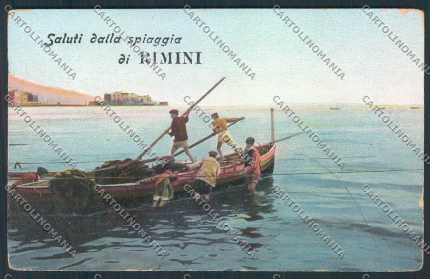 Rimini Città Saluti da cartolina MQ1775 – fronte