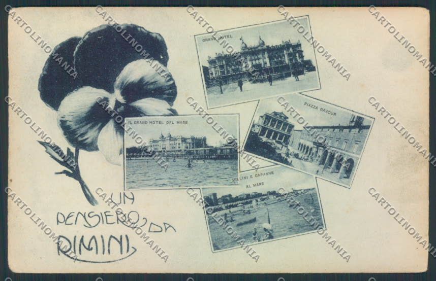 Rimini Città Pensieri da cartolina MQ1779 – fronte