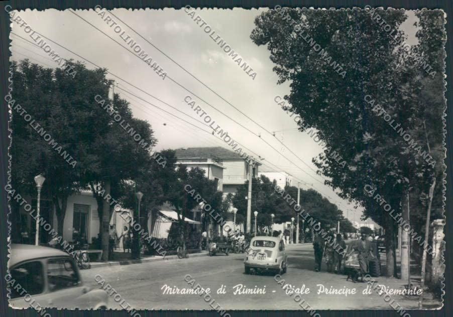 Rimini Miramare di Vespa Foto FG cartolina MQ1806 – fronte