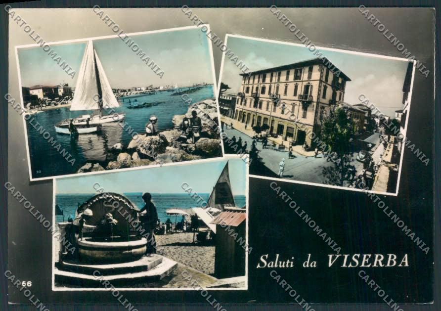 Rimini Viserba Saluti da Foto FG cartolina MQ1810 – fronte