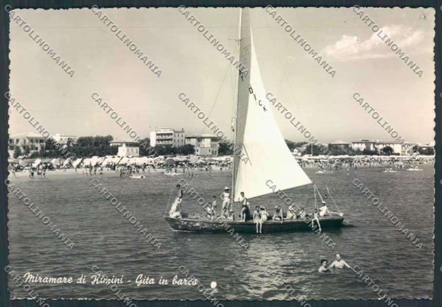 Rimini Miramare di FORO Foto FG cartolina MQ1813 – fronte