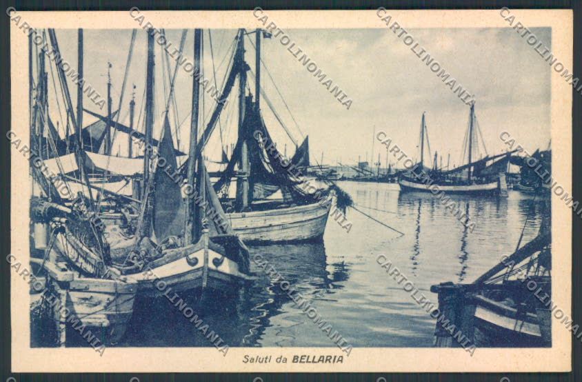 Rimini Bellaria cartolina MQ1833 – fronte