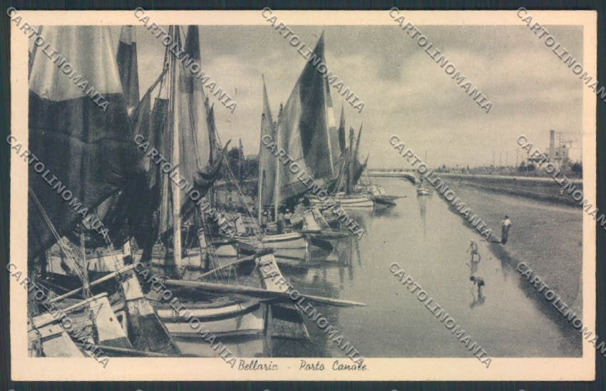 Rimini Bellaria cartolina MQ1834 – fronte
