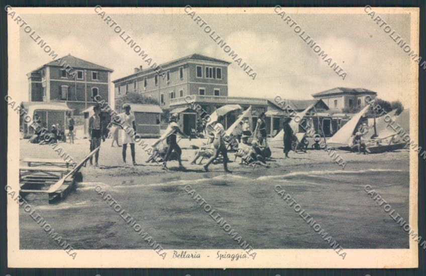 Rimini Bellaria cartolina MQ1843 – fronte