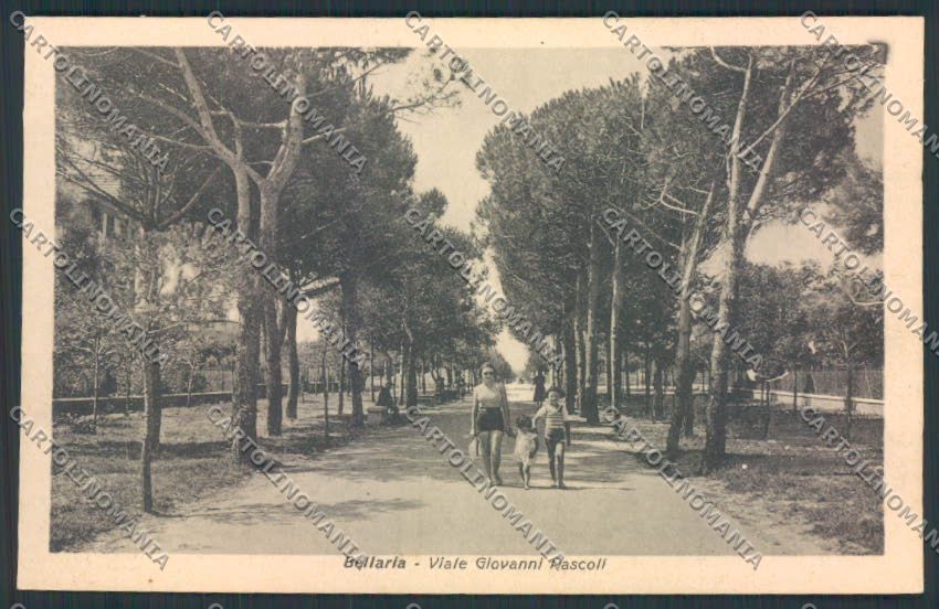 Rimini Bellaria cartolina MQ1845 – fronte