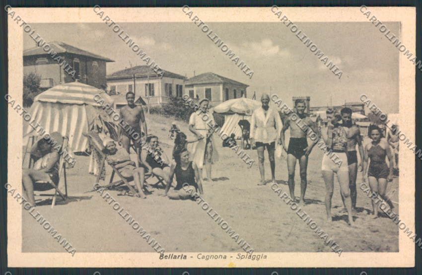 Rimini Bellaria cartolina MQ1849 – fronte