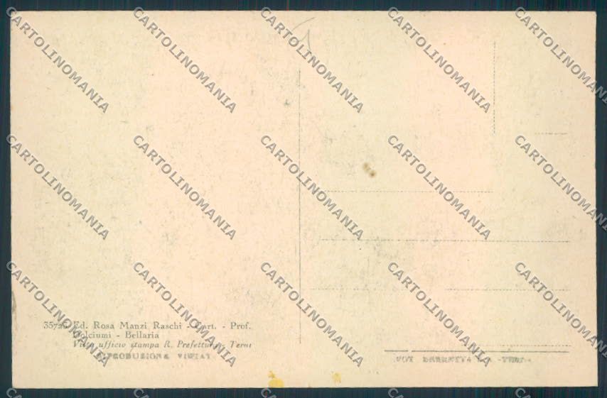 Rimini Bellaria cartolina MQ1849 – retro