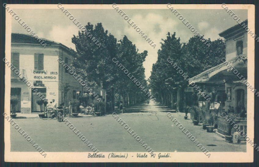 Rimini Bellaria cartolina MQ1850 – fronte