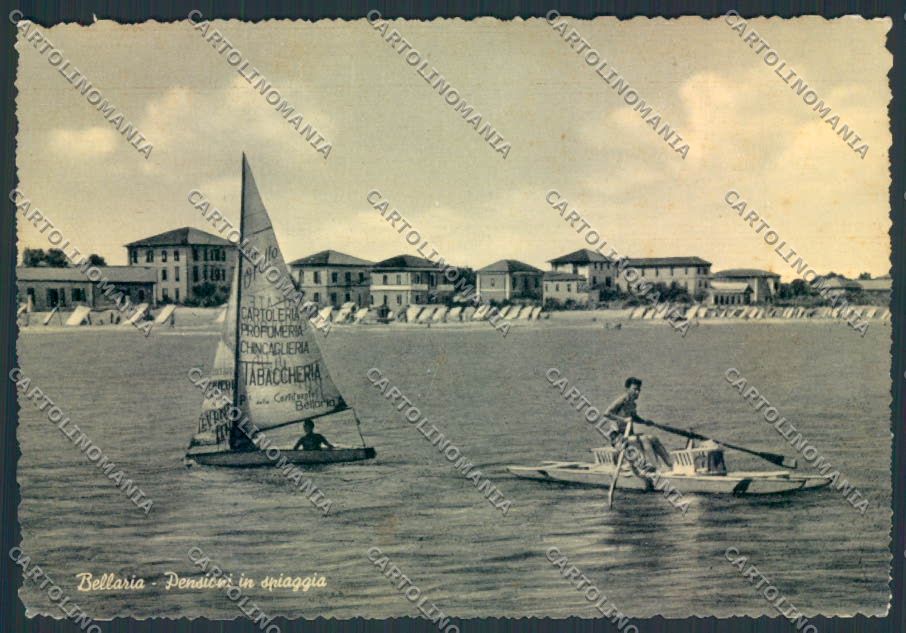 Rimini Bellaria FG cartolina MQ1864 – fronte