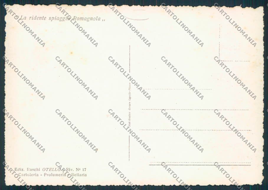 Rimini Bellaria FG cartolina MQ1864 – retro