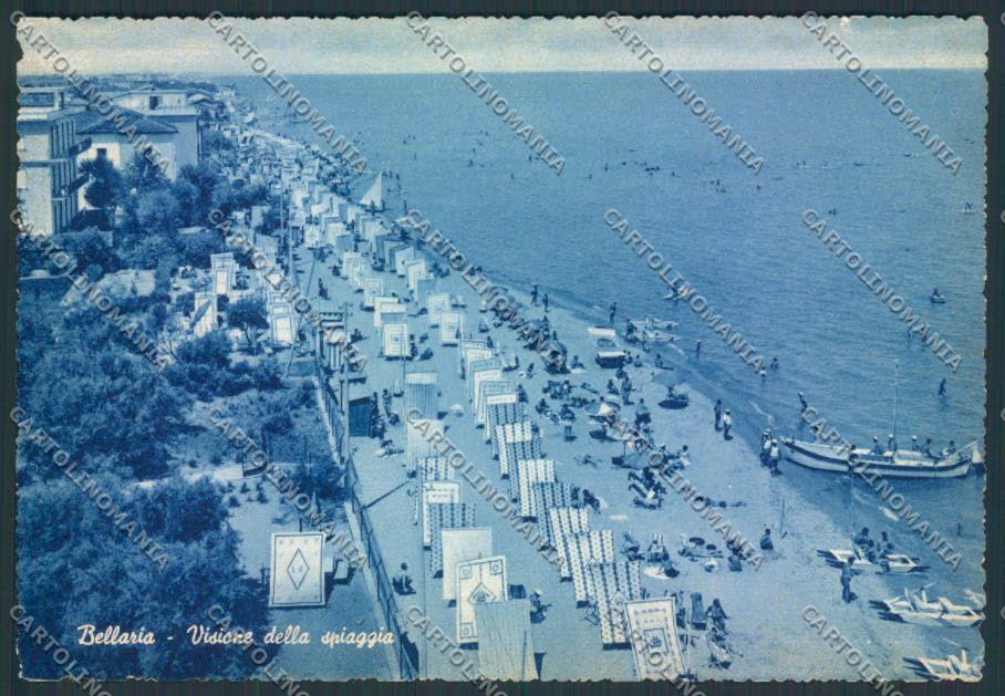 Rimini Bellaria FG cartolina MQ1865 – fronte