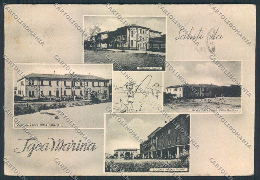 Rimini Igea Marina PIEGHINE FG cartolina MQ1880 – fronte